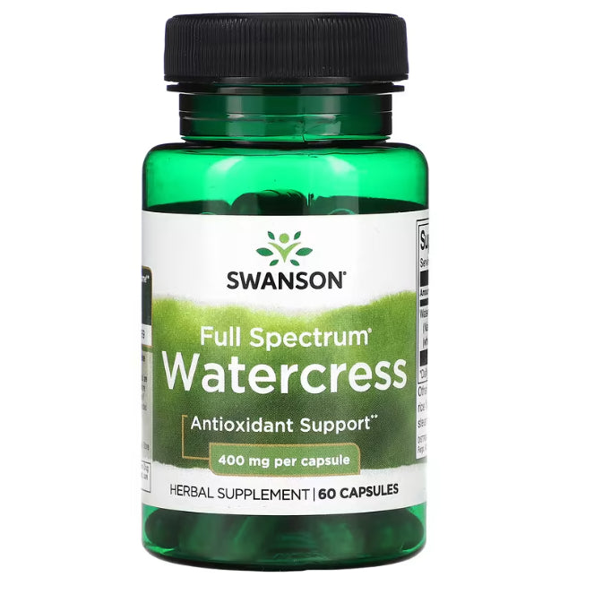 Swanson Ph | Swanson, Water Pills, 2-In-1 Formula, Watercress, 400mg, Supports Fluid Balance