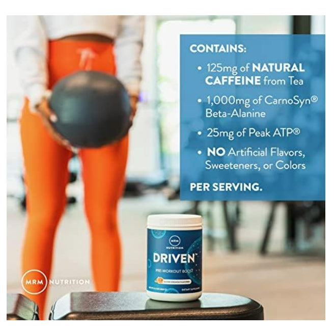 LowCost PH| MRM Nutrition, DRIVEN™, Pre-Workout Boost, Strawberry Kiwi, 12.3 oz (350 g)