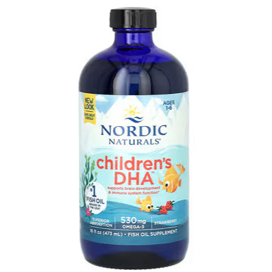 LittleSunshine | Nordic Naturals, Children's DHA, Ages 1-6, Strawberry, Vegetarian, Brain Support