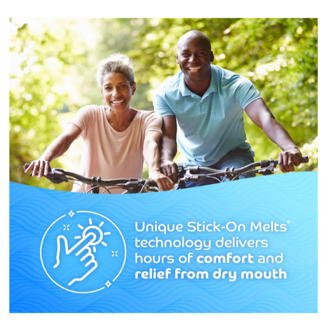USAOnhand| OraCoat, XyliMelts® Dry Mouth, Slightly-Sweet, 40 Melts Freshens Breath