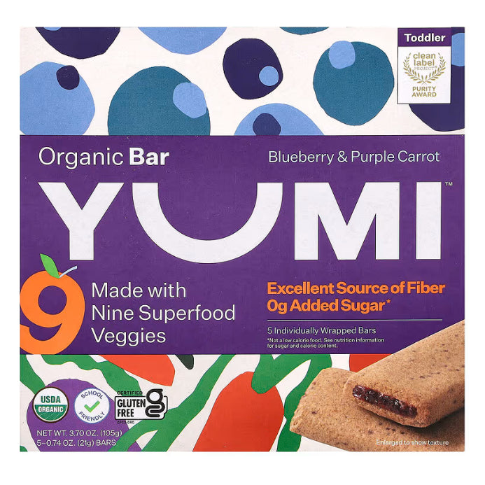 LowCostPH| Yumi, Organic Rice-Free Puffs, 8+ Months, 1.5 oz Organic Ingredientss Texture for Teethi