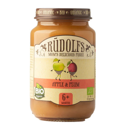 LittleSunshine | Rudolfs Organic Vegetable, Chicken, Apple, Beef Puree 6+ Months Stage 1, Stage 2 8+
