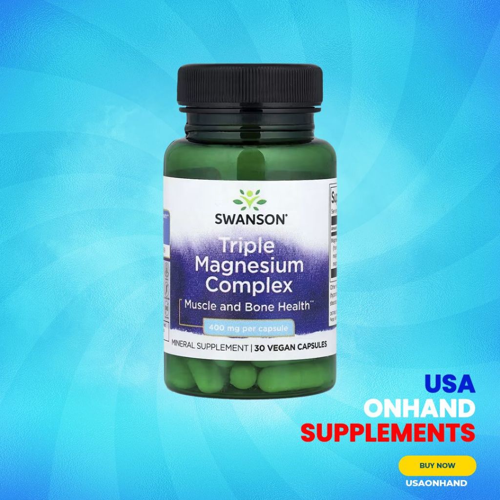 USA Onhand | Swanson Triple Magnesium Complex ( Muscle and Bone Health )