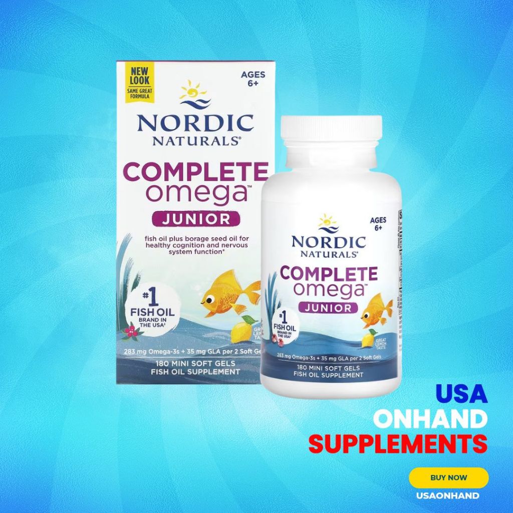 USA Onhand | Nordic Naturals, Complete Omega Junior, Ages 6-12 ( Children's Health )