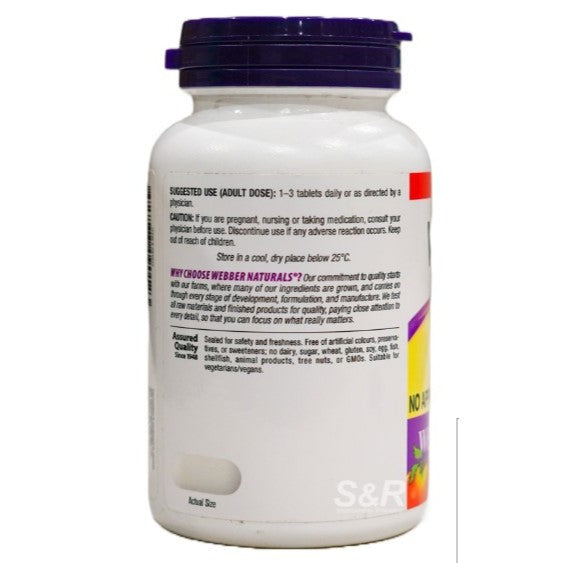 LowCostPh | Webber Naturals 500mg Vitamin C Food Supplement 120pcs