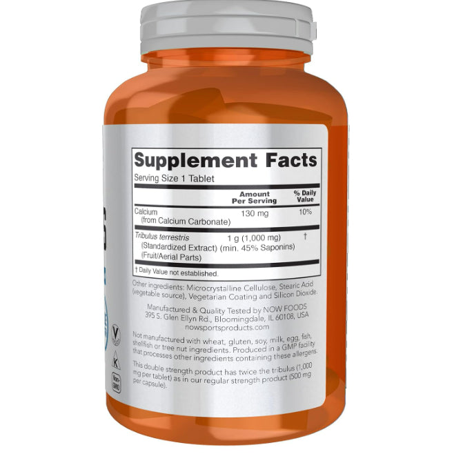 LowCost PH| NOW Foods Sports Nutrition, Tribulus Tribulus terrestris 1,000 mg, Double Strength, 180