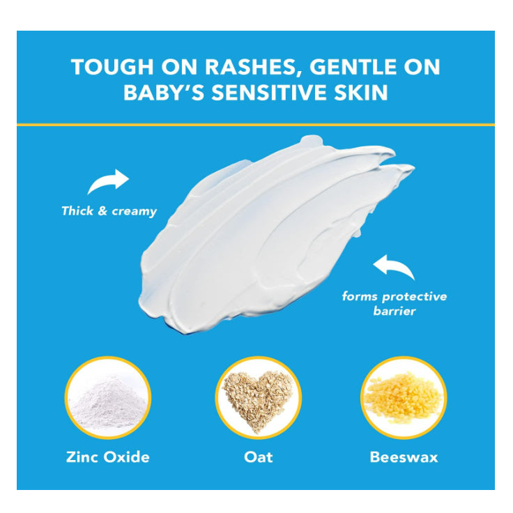 USAOnhand| Triple Paste Diaper Rash Cream for Baby - 8 Oz Tub - Zinc Oxide Ointment Treats, Soothes