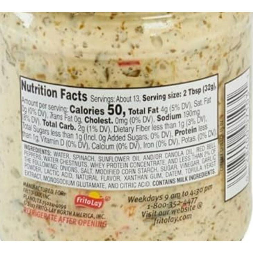 USAOnhand| Tostitos, Creamy Spinach Dip, 15 oz