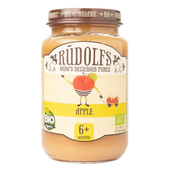 LittleSunshine | Rudolfs Organic Vegetable, Chicken, Apple, Beef Puree 6+ Months Stage 1, Stage 2 8+