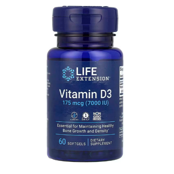USAOnhand| Life Extension, Vitamin D3, immune system support, bone health, brain performance, gluten