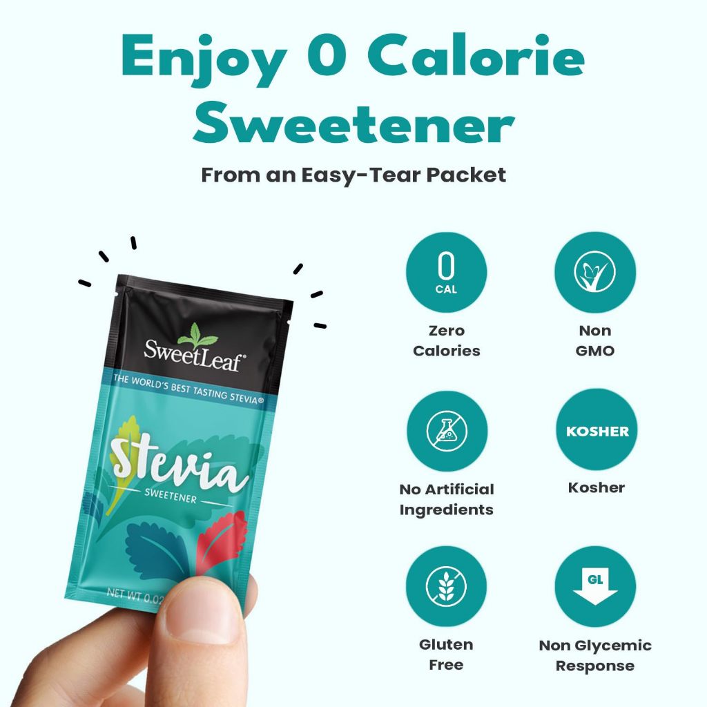 LowCostPh | Sweetleaf Sweetener 35 Packets 1 Packet = Sweetness of 2 Tsp. of Sugar, Keto Kind