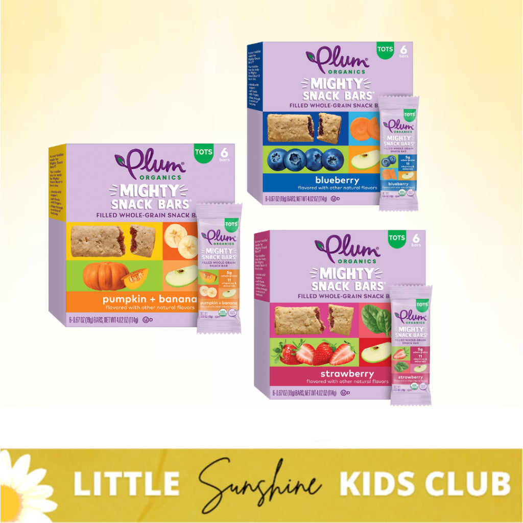 LittleSunshine | Plum Organics, Mighty Snack Bars, Tots, Strawberry, Pumpkin Banana, Blueberry
