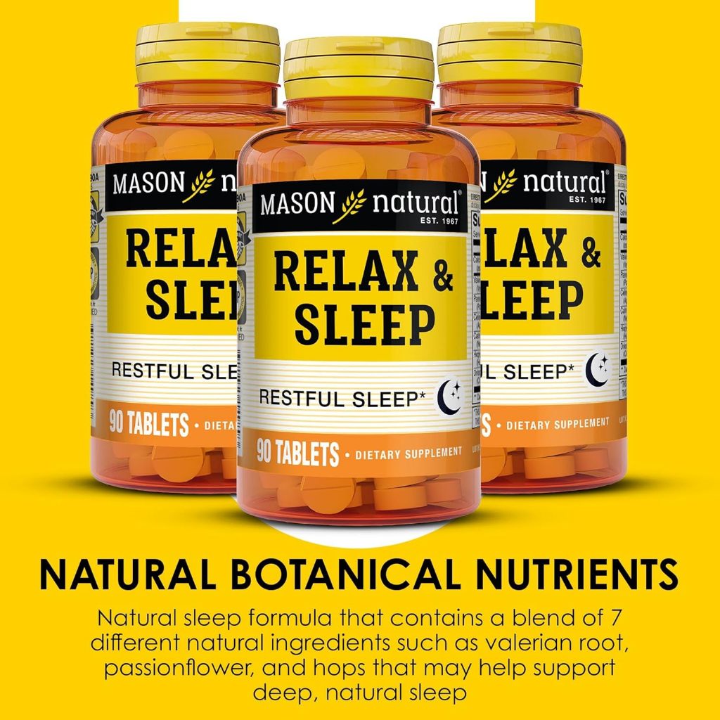 USA Onhand | Mason Natural Melatonin & Relax & Sleep ( Sleep Support )