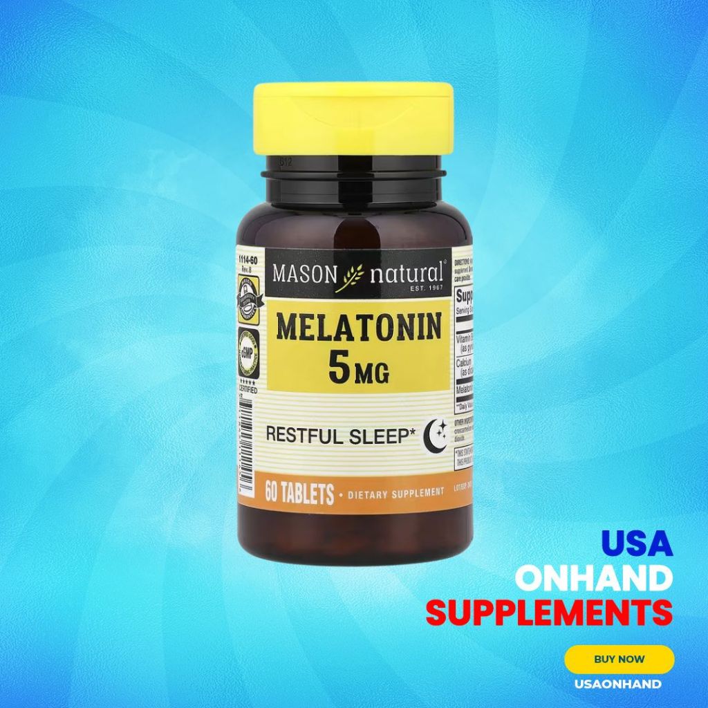 USA Onhand | Mason Natural Melatonin & Relax & Sleep ( Sleep Support )