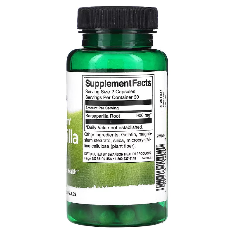 USA Onhand | Swanson, Full Spectrum Sarsaparilla Root (Traditionally Used for Kidney )