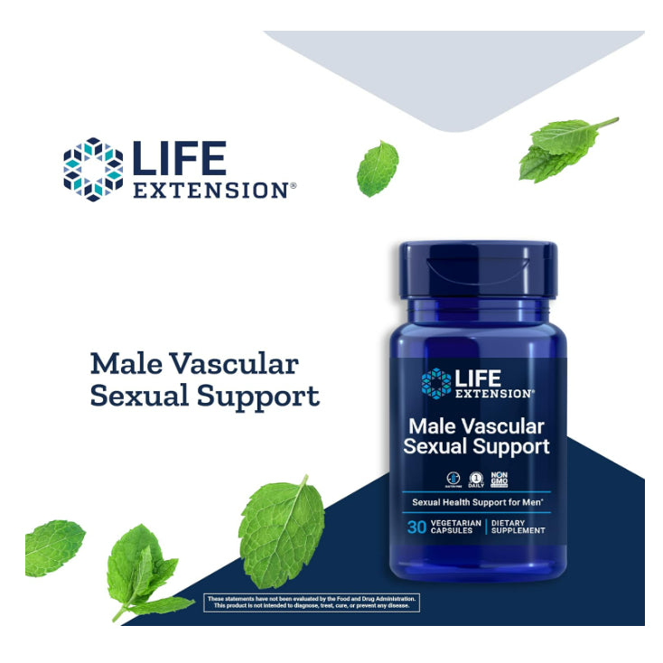 LowCost PH| Life Extension, Male Vascular Sexual Support, 30 Vegetarian Capsules