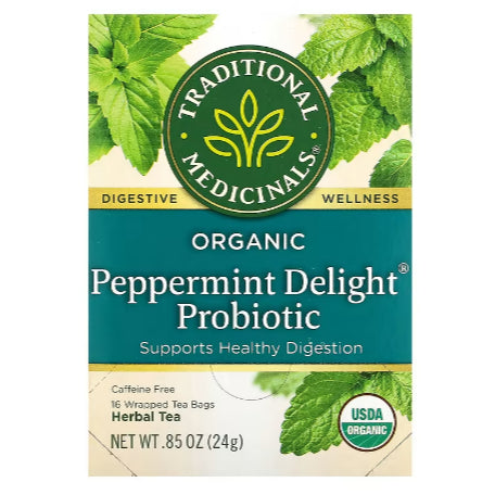 USAOnhand| Traditional Medicinals, Organic Smooth Move, Senna Chamomile, Caffeine Free, 16 Wrapped T