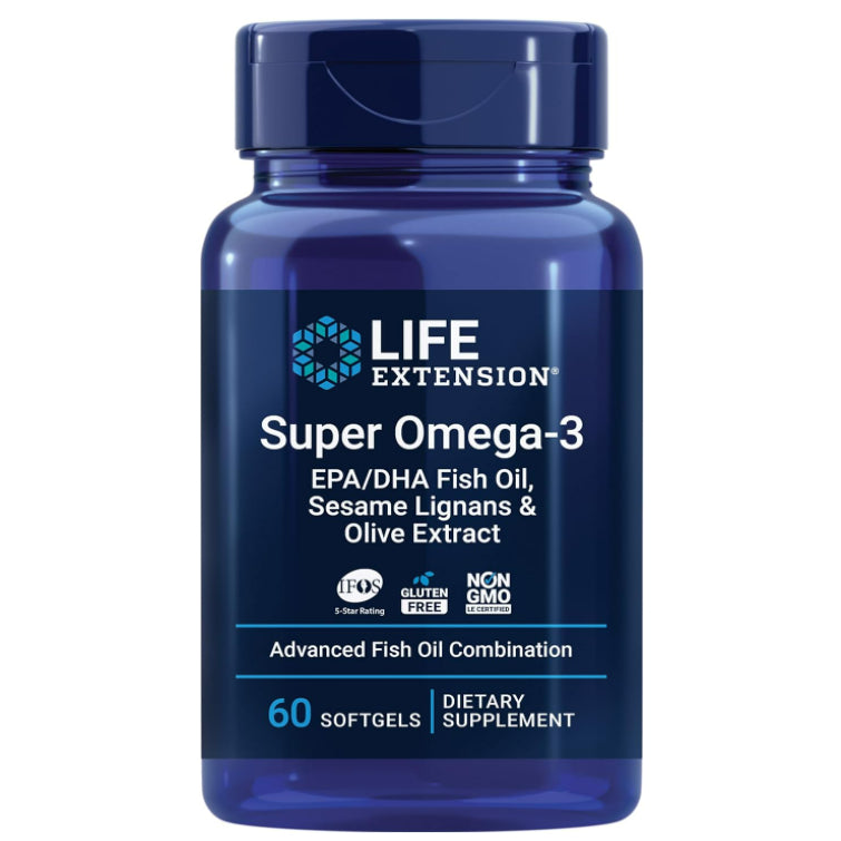 LowCostPH | Life Extension Super Omega-3, 240 | 60 Softgels EPA/DHA Fish Oil Supplements