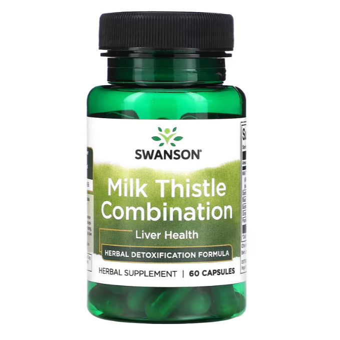Swanson Ph | Swanson Milk Thistle Dandelion & Yellow Dock, Combination, Full Spectrum, Detox Support