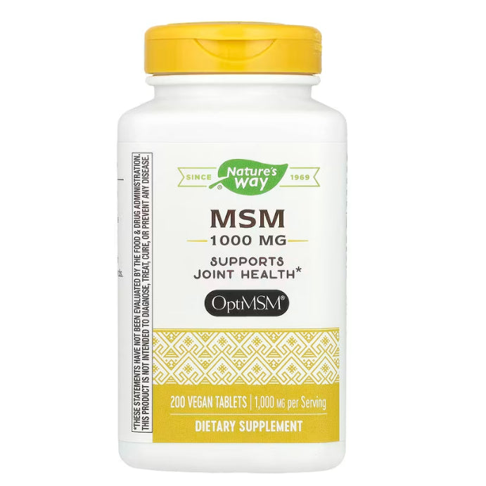 LowCost PH| Nature's Way, MSM, 1,000 mg, Joint Health Support May 2025 Expiry