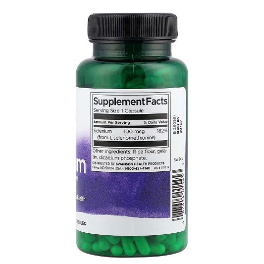 LowCostPH | Swanson, Selenium,L-Selenomethionine, 100 mcg 200 mcg. Cardiovascular & Prostate Health
