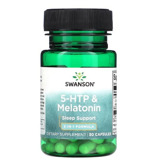 SwansonPh | Swanson, Triple Strength Melatonin, 10mg, 5mg, 5htp Encourages Healthy Sleep Pattern