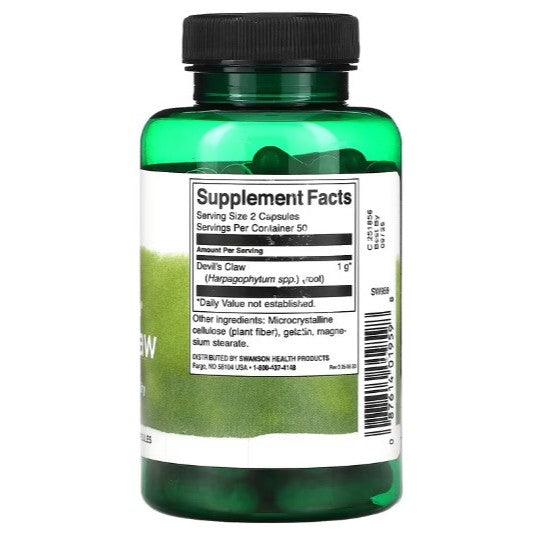 Swanson Ph | Swanson, Full Spectrum Cat's Claw, Devil's Claw, Joint Health, Mobility & Immune Health