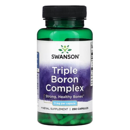 LowCostPH | Swanson, Albion, Boron, 6 mg, Triple Boron Complex, 3mg, Strong, Healthy Bones  Mineral