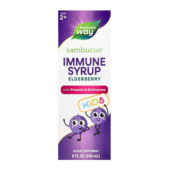 LowCostPh | Nature's Way, Sambucus for Kids, Standardized Elderberry, Immune Syrup, 120 | 240 ml