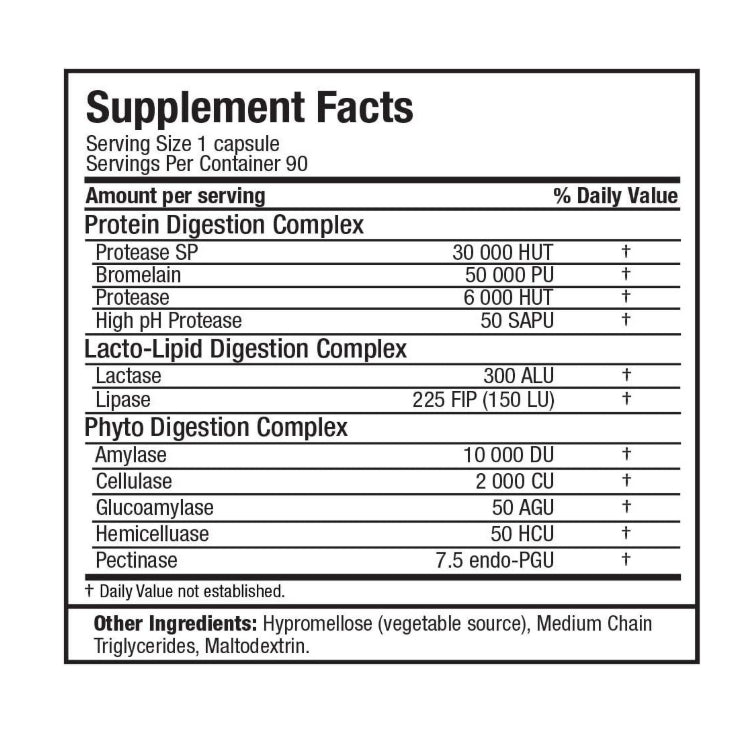 LowCost PH| ALLMAX, Essentials, Digestive Enzymes, 90 Capsules