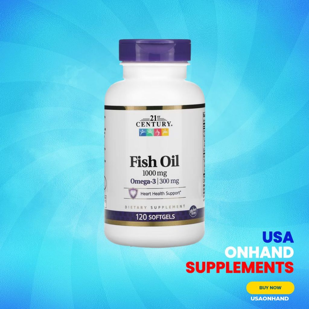 USA Onhand | 21st Century, Fish Oil ( Heart Health Support )