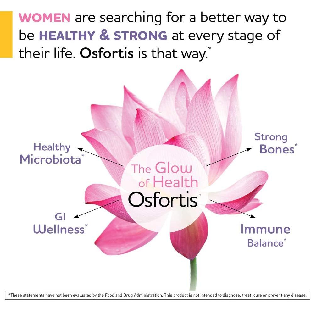 LowCostPh | BioGaia, Osfortis with Vitamin D, 60 Probiotic Capsules, For Bone & immune Health