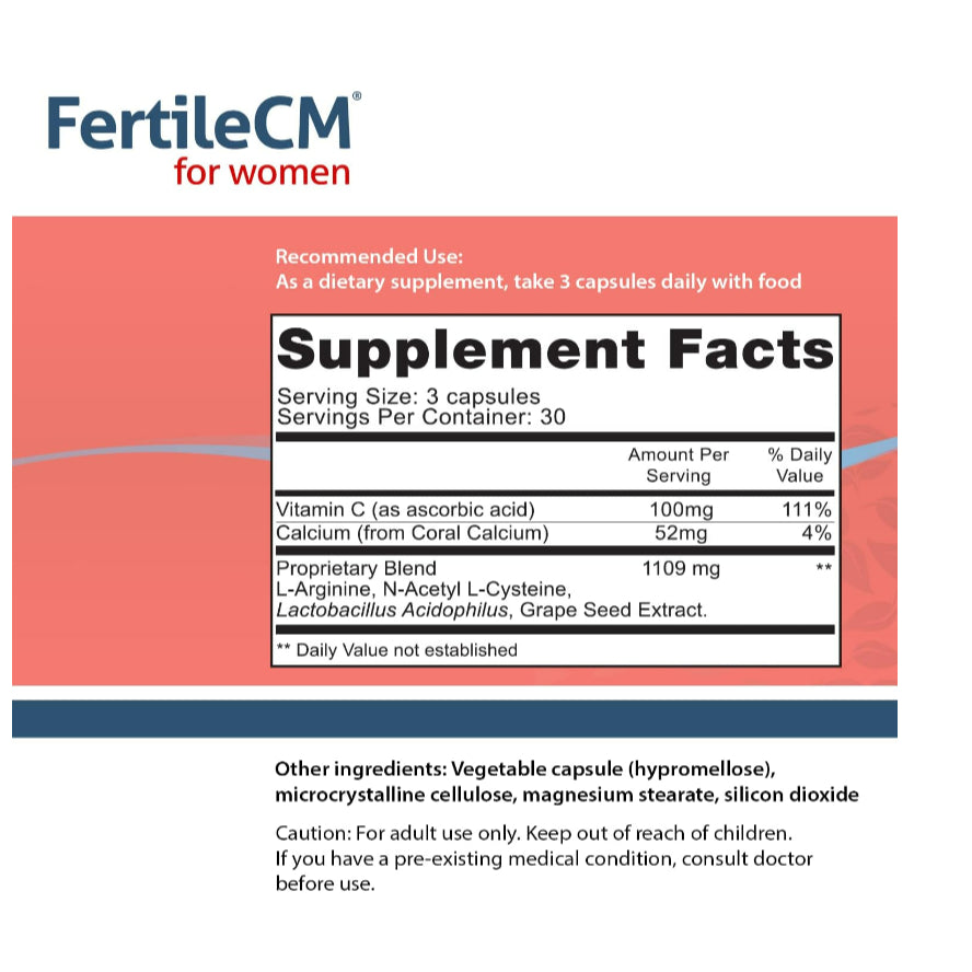 LowCost PH| Fair haven Health, FertileCM for Women, 90 Capsules