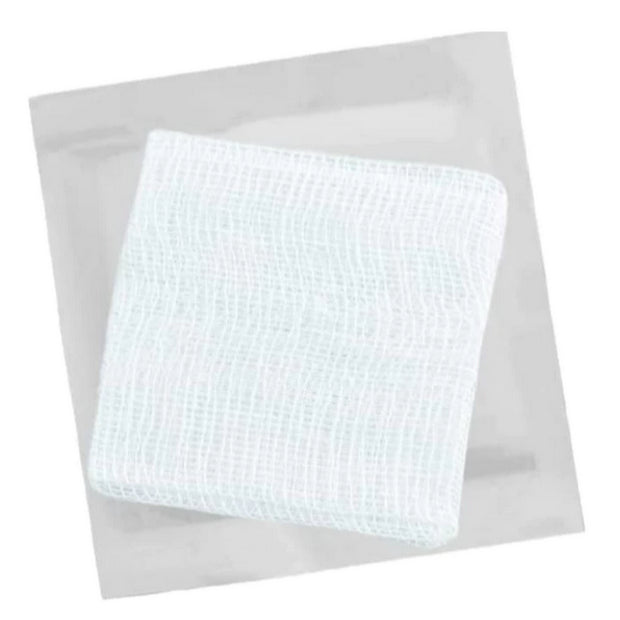 Mediplast Sterilized Gauze Pad 12 ply Woven Wound Dressing | Syringe & Feeding Tube | Toilet Cover