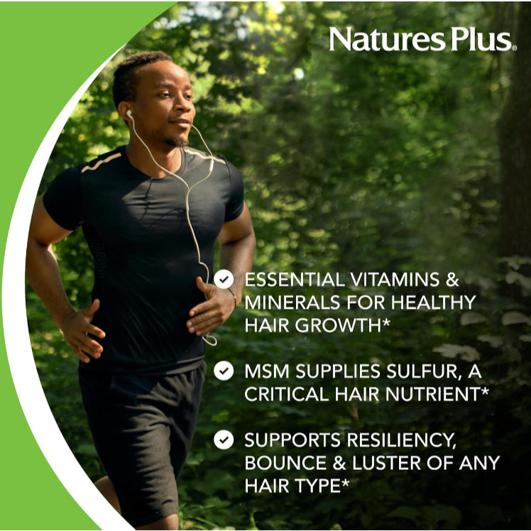 HealthilyYou | Zhou Hairfluence, NaturesPlus, Ultra Hair, For Men & Women, w/ MSM &Select Botanical