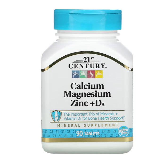 USA Onhand | 21st Century, Magnesium 250mg, calcium magnesium zinc d3 Dietary Supplements.