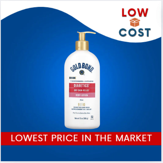 LowCost PH| Gold Bond, Diabetics, Dry Skin Relief Body Lotion, Aloe, (595 g)