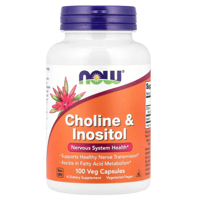 LowCostPh | NOW Foods, Inositol Powder & Capsules | Choline & Inositol, 100 VegCaps