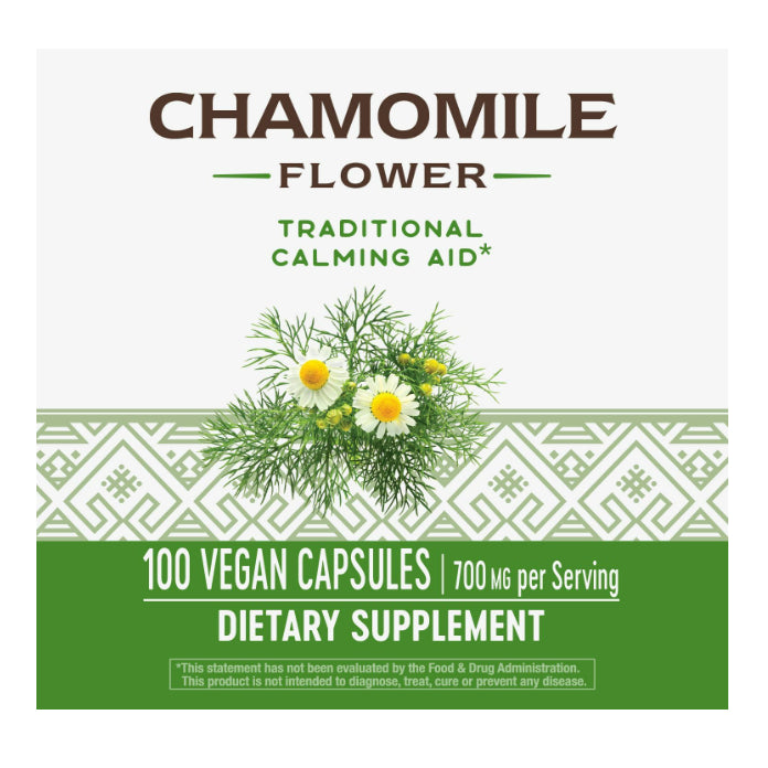 LowCost PH| Nature's Way, Chamomile Flower, 700 mg, 100 Vegan Capsules (350 mg per Capsule)