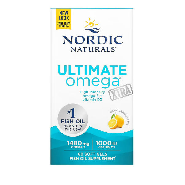 USA Onhand | Nordic Naturals Ultimate Omega-D3 + CoQ10 2X Mini with Vitamin D3 Xtra Teen Sport.