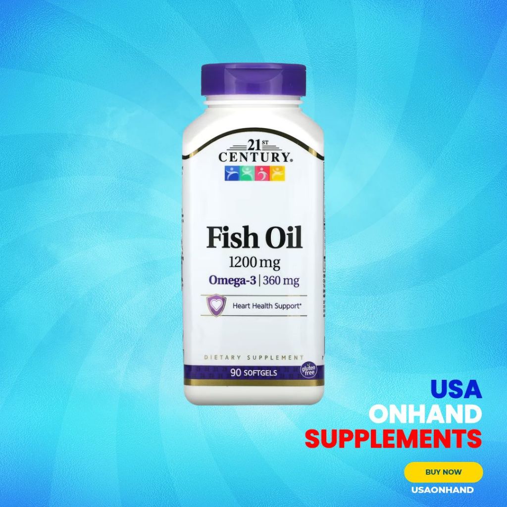 USA Onhand | 21st Century, Fish Oil ( Heart Health Support )