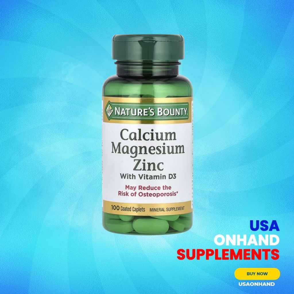 USA Onhand | Nature's Bounty, Calcium Magnesium Zinc ( Bone, Joint & Cartilage )