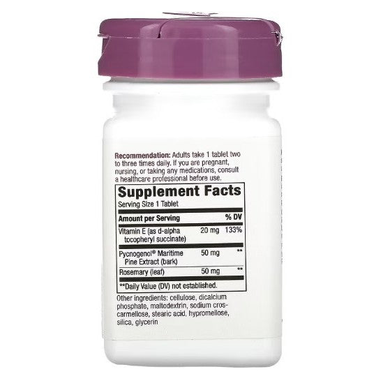LowCostPh | Nature's Way, Pycnogenol, 50 mg, 30 Vegan Tablets, Cardiovascular Support