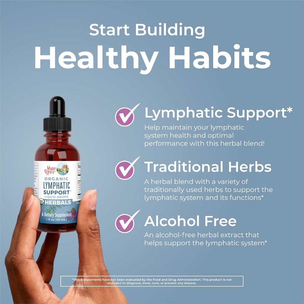 LowCostPh | MaryRuth's, Organic Lymphatic Support Liquid Extract, Alcohol Free, 1 fl oz (30 ml)