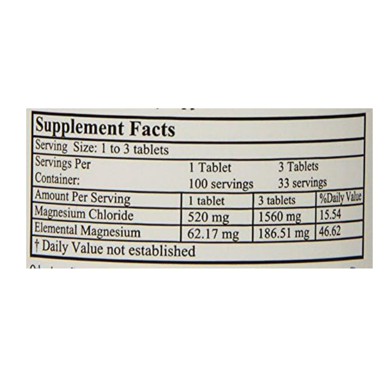 LowCost PH| Alta Health, Magnesium Chloride, 100 Tablets
