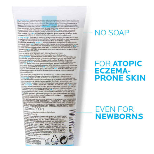 LowCost PH| Lipikar Syndet AP+ Cream Wash Anti-Irritation &  Scratching 15ml