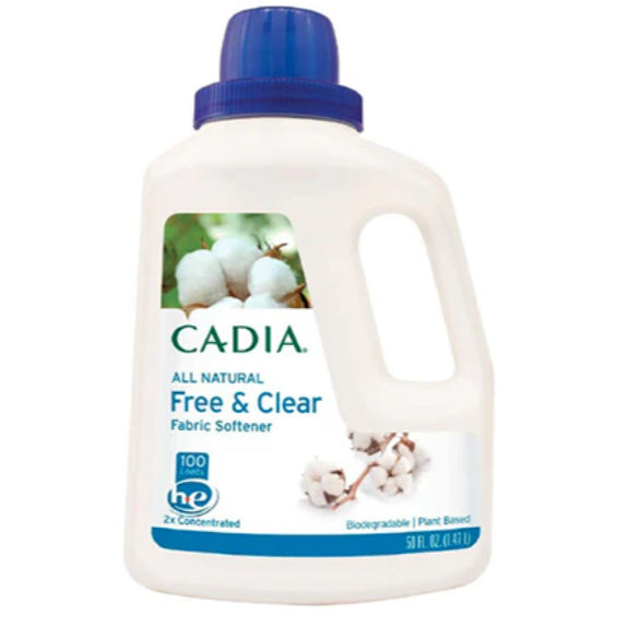 Grocer Farmer | Cadia All Natural Free & Clear Fabric Softener 1.47L, Lavender Fabric Softener 1.5L