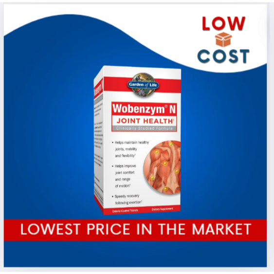 LowCost PH| Garden of Life Joint Support Supplement - Wobenzym N Systemic Enzymes, 200 Tablets