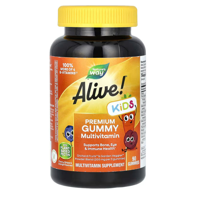 LowCostPH | Nature's Way, Alive! Kids Gummies, Multi-Vitamin for Children, Chewables
