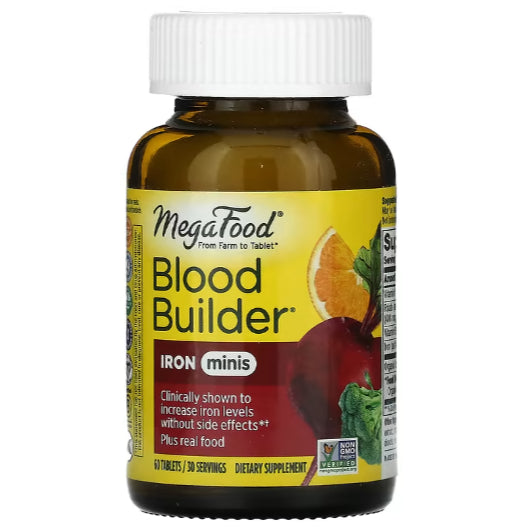 LittleSunshine | MegaFood, Iron Blood Builder, Tablets & Minis, With Nutrients Plus Real Food